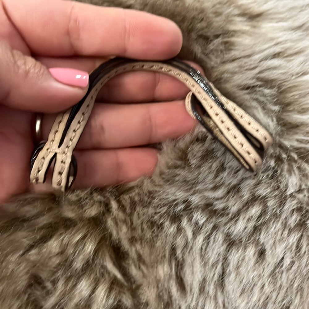 Leather bag charm holder Michael Kors
